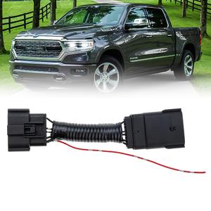 NJSBYL Parking Light Adapter LED Headlight Plug n Play Harness for 2019-2024 Ram 1500 w/LED Headlight Only 2021-2024 Ram1500 TRX Parking Light Power for Grille Lights Backlights Switch Panel Wiring