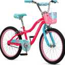 Schwinn Elm Bike, 20 Inch Bike for Kids Ages 7-13, SmartStart Ergonomic Design for Kids, Adjustable Seat Grows with your Child, Rear Coaster Brake & Front and Rear Hand Brakes, Training Bicycle