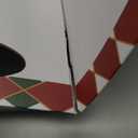 Nuogo 6 Pack 6 x 10'' Christmas Basket for Gift Empty Christmas Basket with Bag, Bow, DIY Gift Basket Box Tray with Handle for Xmas Birthday Party Gifts