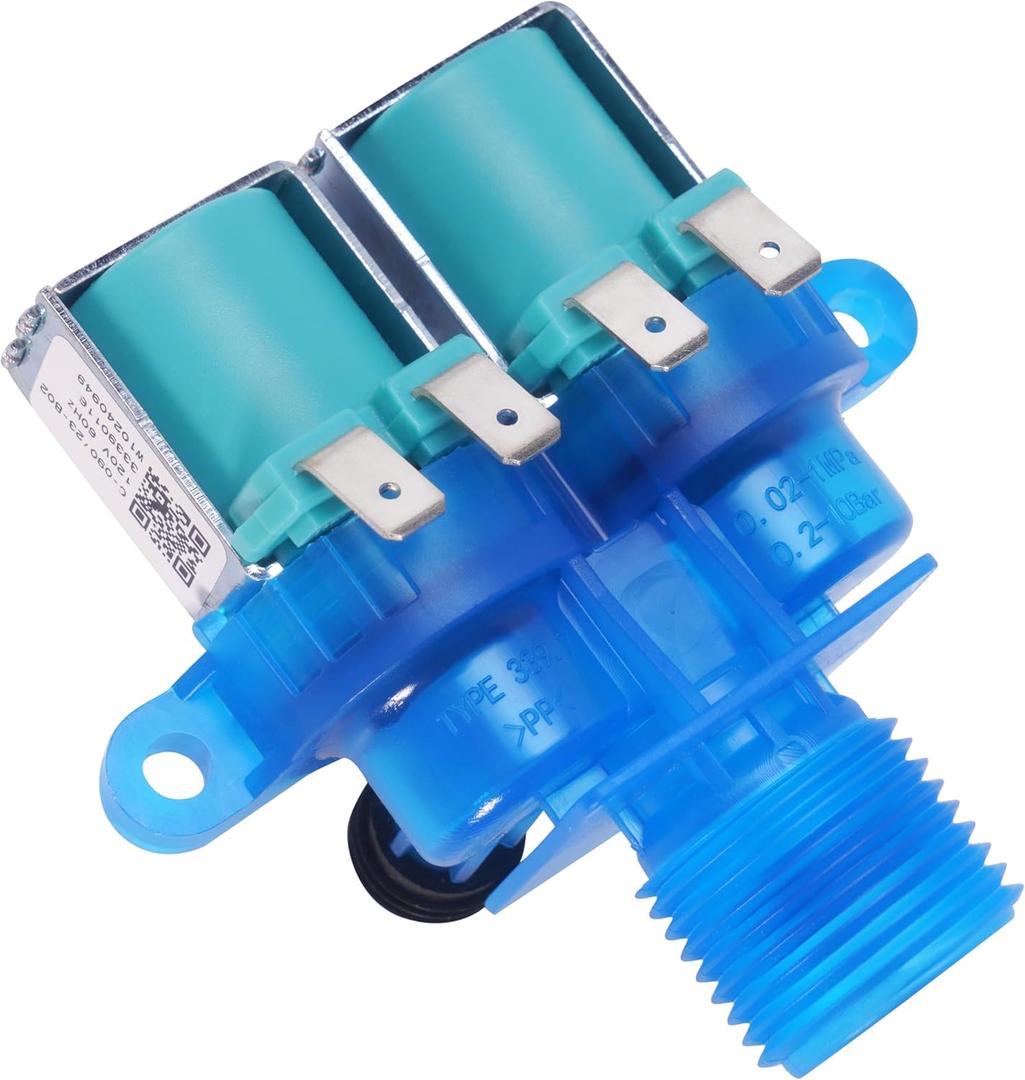 W11168740 W10240949 Washer Cold Water Inlet Valve Compatible with whirl-pool ken-more may-tag Clothes Washer MVWX655DW1 WTW5700XW3 Water Inlet Valve