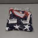 RONGTAI Girls 4th of July Dress Kids American Flag Patriotic Stars Striped Summer A Line Dresses for Kids Independence Day (Blue 2)
