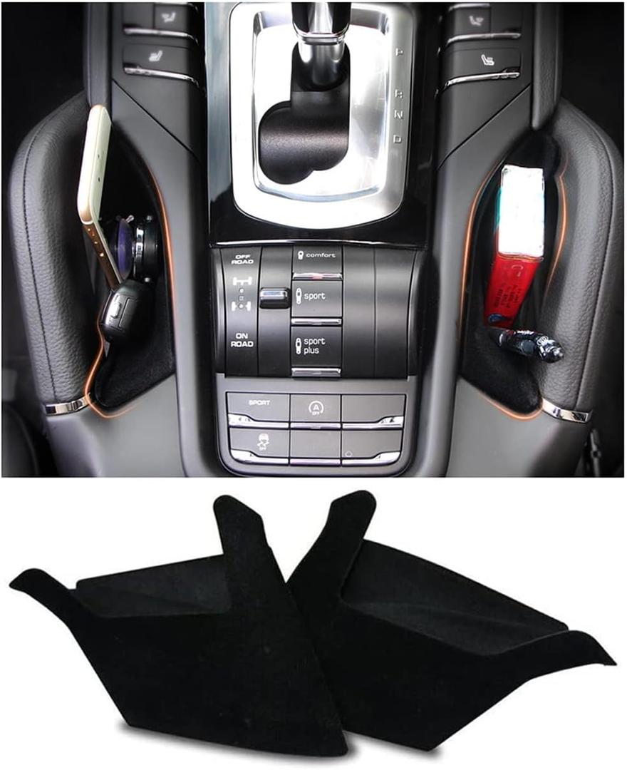 Interior Car Center Console Seat Side Storage Box Holder Organizer Compatible for Porsche Cayenne 2011-2018