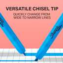 Sharpie Retractable Highlighters, Chisel Tip, Fluorescent Yellow, 12 Count