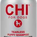 CHI for Dogs Tearless Puppy Shampoo - Gentle Dog Wash for Young Coats - Best Mild Formula for Puppies - Sulfate and Paraben Free - pH Balanced - Made in USA, 16 Fl Oz