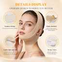 Collagen Face Sculpt Wrap, Reusable Face Mask Jawline Shaper Chin Strap For Sleeping Made With Skin-Friendly And Breathable Materials