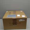 3-Light Semi Flush Mount Ceiling Light, 16" Drum Light with White Fabric Shade, Modern Close to Ceiling Lamp for Living Room Bedroom Dining Kitchen Hallway Entry (Brushed Gold)