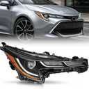 JFN LED Headlight Compatible with 2020-2022 Corolla SE/XLE/XSE 8111002S50 TO2503287 (Passenger Side (Right))