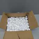 Evershine 240 Pack Craft Foam Ball, White Smooth Craft Foam Polystyrene Balls for DIY Craft and Art School Project Sizes: .8, 1.2, 1.6, 2