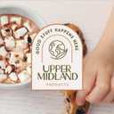 Upper Midland Products [100 Sets] 12 oz Double Wall Insulated Disposable Hot Chocolate Cups and Lids - Recyclable To Go Hot Cocoa Christmas Cups