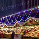 XIXIANGLIAN Globe String Lights, 13.1 Feet 138 LED Color Changing String Lights - 8 Modes, Waterproof Fairytale Lights for Party, Holiday, Wedding Decoration. (Multicolor, USB)