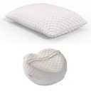 Calming Gel Memory Foam Pillow for Side, Back, and Stomach Sleepers with support contour pillow