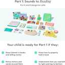 Lovevery Reading Skill Set, Learn to Read for Pre-K and Kindergarten, Fun Phonics Games and Books, Part 1