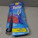 Ziploc Gallon Food Storage Freezer Bags, Stay Open Design with Stand-Up Bottom, Easy to Fill, 66 Bags Total
