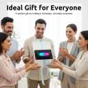 Bluetooth Speaker, Portable Wireless Speaker with Powerful Stereo Sound/8 Modes LED Lights, 36H Playtime, TWS Surround Pairing, IPX5 Waterproof, BT5.3, for Outdoor/Home/Travel/Camping, Ideal Gifts
