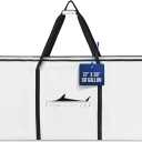 Houseables Fish Bag, Fish Kill Bag, Fishing Cooler, Insulated Carrier for Fishing, Cooling Gear, Big, Waterproof For Kayak, Transport, Weigh In, Catch, Ice, Tuna, Salmon, Bass, Trout, 41x16.5, 72x30
