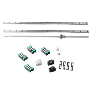findmall 2 Pcs HGR20-800mm Linear Guide Rail Kit, 1Pcs SFU1605 Ballscrew