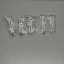 3 Tier Cake Stand, Luxury-Looking Wedding Cupcake Plate Holder, White Wreath Fruit Dessert Tower Tray for Birthday Party, Baby Shower, Graduation and Christmas Party (Plates NOT Included)