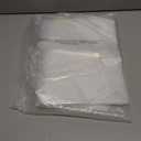 POPGIFTU Clear Plastic Bags with Handles 100 Pack, 12x15 Medium Merchandise Bags Bulk, Transparent Retail Shopping Bags for Clothing, Packaging, Stores