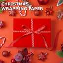 Vanhench Red Wrapping Paper 36" x 2400" (200'), Kraft Paper Roll for Bouquet Flower Wrapping, Art Crafts, Wedding, Birthday, Baby Shower,Mothers Day Gifts, Color Valentines Wrapping Paper