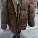 Amazon Essentials Mens Mid-Length Hooded Puffer Coat (  Big & Tall) (Deep Brown) 5XL