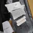 Sectional Couches for Living Room Furniture Sets, 4 Seat Modular Sectional Sofas for Living Room Set with Removable Ottoman, L Shaped Couch Set with 2 Armrest for Apartment, Black