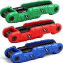 34-Piece Large Folding Hex Key Set, SAE Hex (3/32"-1/2"), Metric Hex (1.5-12mm) & Torx (T9T55), 3-in-1 Heavy Duty Allen Key Set for Archery, Bike Repair, Furniture & Home Maintenance