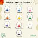 Dinil  20 Assorted Color Spell/Chime Candles  Premium Mini Taper Candles for Rituals, Prayer, Birthdays, Meditation, Altar, Spells, Chime Candles - 4 Inch Tall (Multi-Colored)