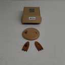 Wood Key Bowl for Entryway Table, Key Tray, Jewelry Tray, Valet Tray with 2 Cute Duck Feet, for Rings, Coins, Bracelets Watches