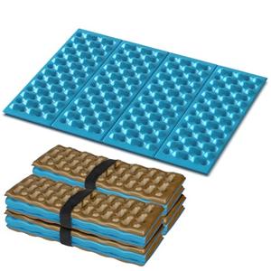 FOCHIER F Foam Seat Mat for Camping, Foldable Seat Pat Cushion,Waterproof IXPE Sitting Pad for Outdoor Camping, Stadium,Backpacking Travel,Hikking,Picnic,Stadiums and Bleachers (Green-4 Pack)