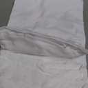 Queen Bed Skirt, Pleated Waffle Weave Bed Skirt with Split Corners, Tailored Dust Ruffle 16 Inch Drop Easy Fit, Machine Washable (White, Queen - 16" Drop)