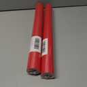 2 x Retrify Red Birthday Wrapping Paper Roll, Pearlized Gift Packing Paper for Christmas, New Year's Eve, Holiday, Wedding - 17 Inches x 32.8 Feet