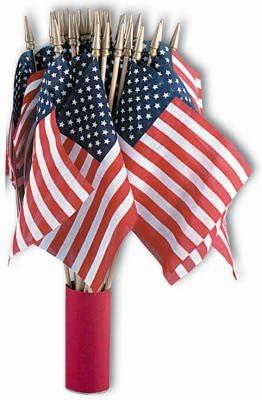U.S. Handheld Flag, 4 x 6-In.