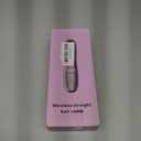 Brush Pro Cordless Hair Straightener Brush, Portable Mini Hair Straightening Brush with 3 Temperature Settings & LED Display, USB Rechargeable Fast Heating Hairs Brush for Travel