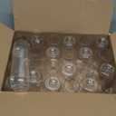 DECADORN Clear Stemless Champagne Flutes Plastic 24 Pack, Made in USA, 9oz Plastic Champagne Glasses - Durable and Sturdy Mimosa Glasses For Parties - Shatterproof, Recyclable, BPA-Free, Smooth Rims
