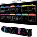 Galdas Gaming Mouse Pad XXL XL Large Long Extended Big Mousepad Non-Slip Rubber Keyboard Mouse Pad with Stitched Edges for Laptop Home Office (2026, 35.4 * 15.7)