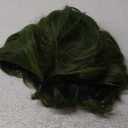 yuehong Mens Short Green Curly Wig Anime Clown Cospaly Wig Heat Resistant Synthetic Fibers Soft Breathable Costume Hair