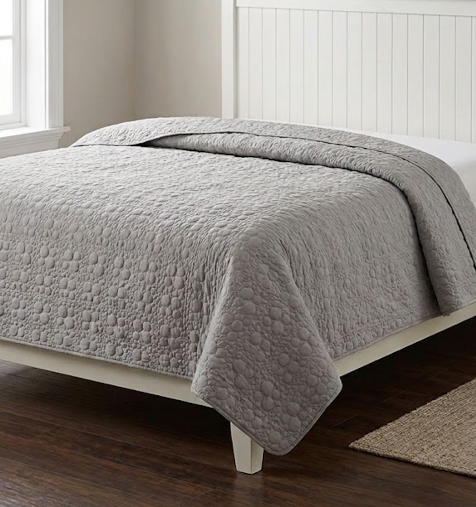 King Size Weighted Blanket for Adults (20 lbs, 90x98 Grey) Blanket for Sleeping Perfect for 190-210 lbs, Breathable Blanket for Adults & Couple All Season, Machine Washable 