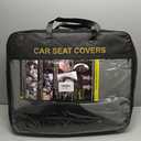 RISINGSTAR Faux Leather Seat Covers, for 2019-2025 Toyota Rav4 Hybrid XSE SE Plug-in Prime (2019-2025 Prime/Hybrid XSE/SE/Plug-in, Black&Gray)