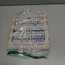 Felt Letter Board with 294 Letters, Numbers & Symbols - 10 x 10 inch Changeable Message Board with Wooden Frame Wall Mount Hook, Black & Wood