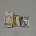 Paper Incense - 48pcs with Vintage Tin Case, Burning Papers Infused with Natural Essential Oils, Quick Usage & Long-Lasting Fragrance, Eliminating Bathroom, Kitchen, Pet Odors - Cedarwood & Hinoki