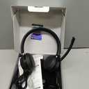 (Upgraded Version) Wireless Headset, Bluetooth Headset with Noise Cancelling Microphone, Best Headphones with Mic Mute & USB Dongle for PC/Computer/Laptop/Cell Phones/Remote Work/Call Center (Black)