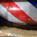 35'' Silver Barber Pole Light