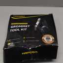 HAPDEN Grommet Tool Kit, 3/8 inch Handheld Eyelet Kit Manual Grommet Press Machine with 500 pcs 10 mm Grommets