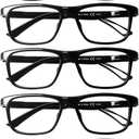 SIGVAN 5 Pack Reading Glasses for Men and Women Blue Light Blocking with Spring Hinge Readers Computer Eyeglasses