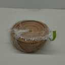 10.2 Inches Rattan Tortilla Warmer, Handcrafted Tortilla Basket with Lid, Sustainable Brown Tortilla Holder Come with Cotton Towel Cloth Rustic Mexican Tortilla for Pancake Taco Bread