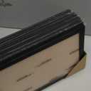 8x20 Picture Frame Set of 6, Black Frame for 8 x 20 Inch Picture Poster Photo, Light Weight and High Transparent 8 by 20 Frame for Wall