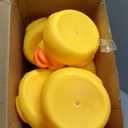 Deekin 12 Pcs Large Yellow Rubber Ducks Bulk Large Duck Squeak Rubber Bathtub Floating Bath for Birthday Party Decoration Gift Swimming Pool (7 Inch)