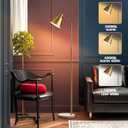 High-end Gold Brass Floor Lamp Bright 12W LED Light, Adjustable in Three Colors and Height, Electroplated Iron Lamp Post,Exquisite Craftsmanship,Standing Lamp for Living Room Bedroom Office Reading