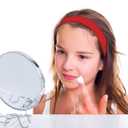 SIQUK 30 Pieces Satin Headbands 1 Inch Hard Headband Non-slip Colorful Headband DIY Hair Headbands for Women (Multicolor)