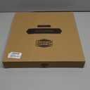 Depot Bamboo 13.5'' Round Cutting Board with Stainless Steel Cutter - Wood Pizza Slicing Tool & Serving Board